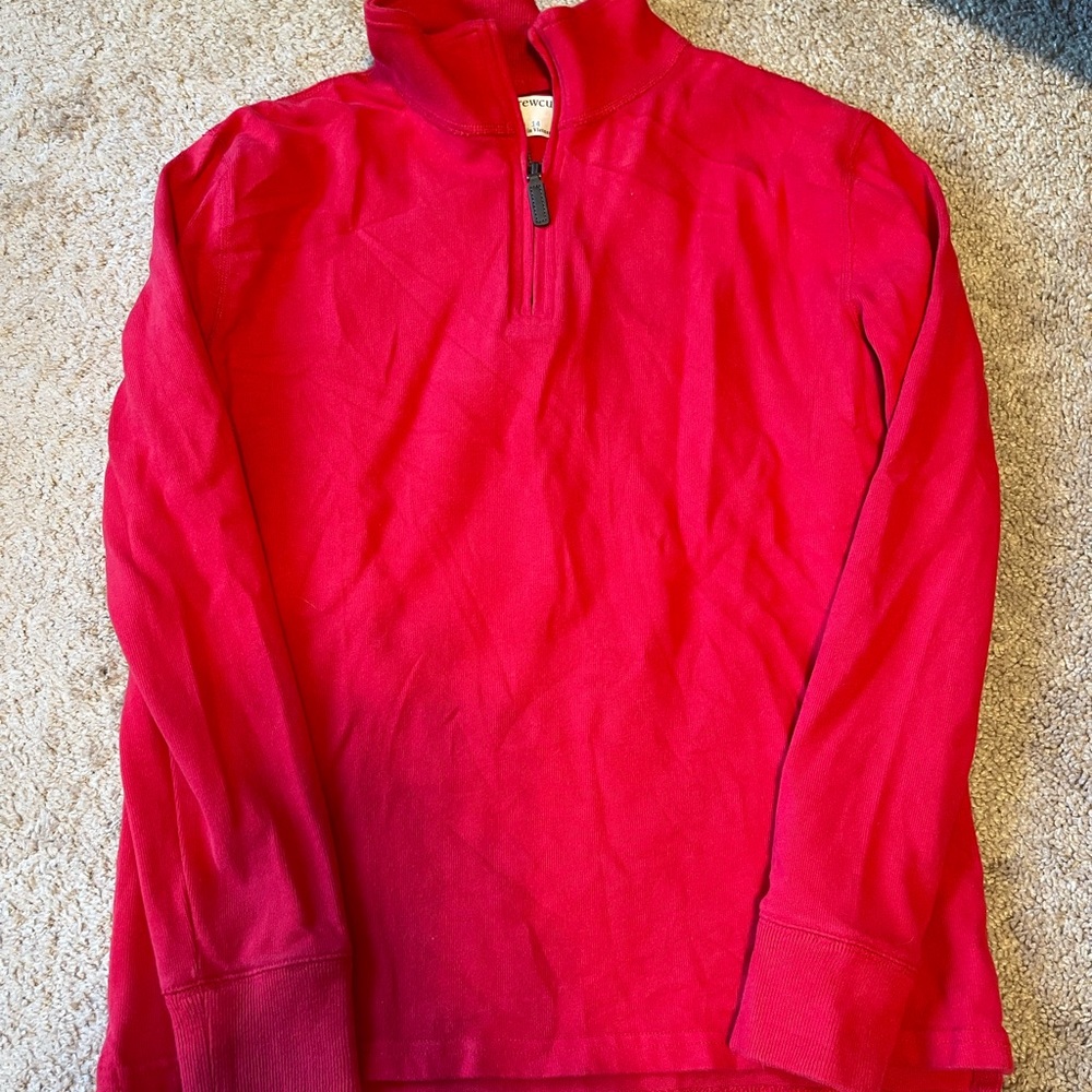 Boys J. Crew quarter zip up sweater